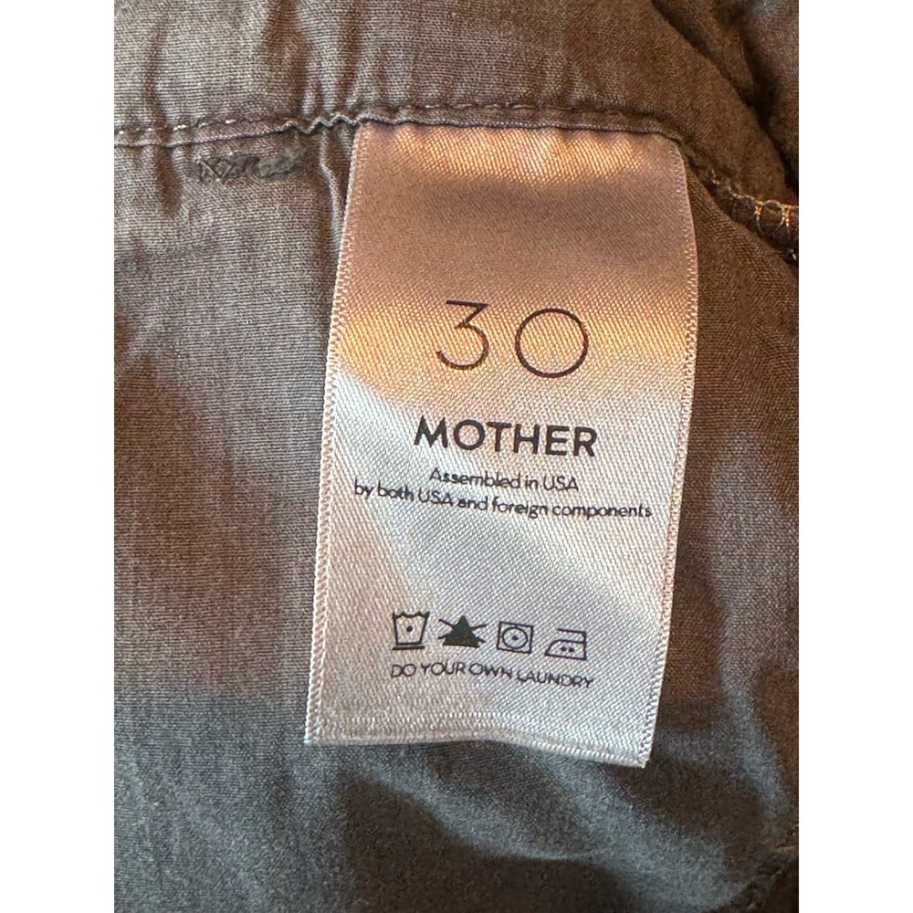 Mother Superior Denim Greaser Paperbag Pleat Jeans 30 Faded Black High Rise - Picture 11 of 15